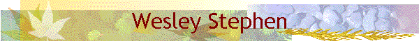 Wesley Stephen